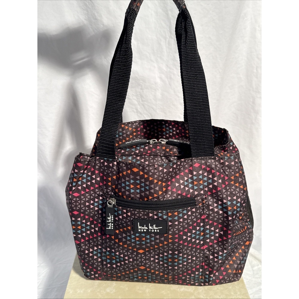 Nicole Miller New York Insulated Lunch Tote -  Geometric Print